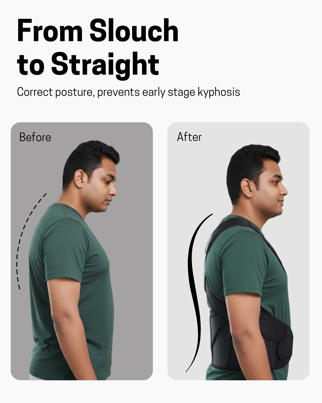 Alyno Posture Corrector | Look Taller & Feel Relieved Instantly (Universal Size)
